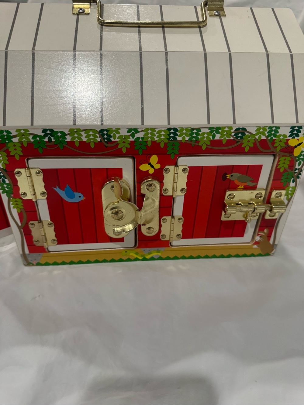 Melissa & Doug Latches Wooden Activity Barn